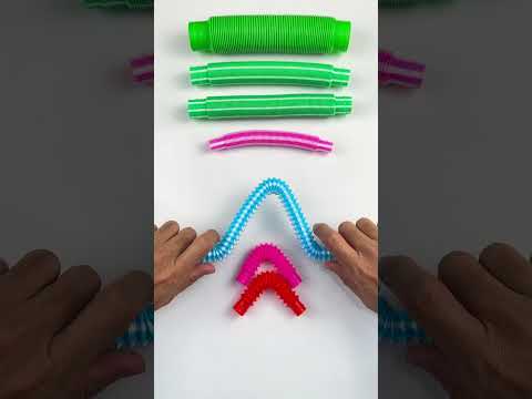 ASMR Pop Tubes Compilation Of Creation Toy DIY #satisfying #compilation #poptube #relaxing #asmr