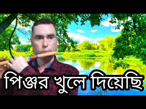 বাঁশি সুরে#পিঞ্জর খুলে দিয়েছি#