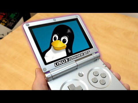 Installing Linux on a Game Boy Advance SP Lookalike!