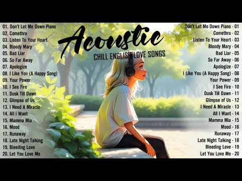 Chill English Acoustic Love Songs 2025 ♨️ Best Acoustic Songs 2025 Cover ♨️ Top Chill Acoustic Music