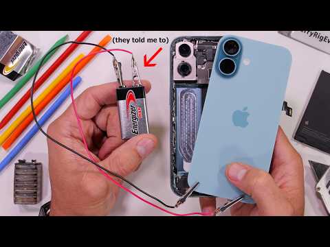 Apple *FINALLY* did something new... (iPhone 16 teardown)