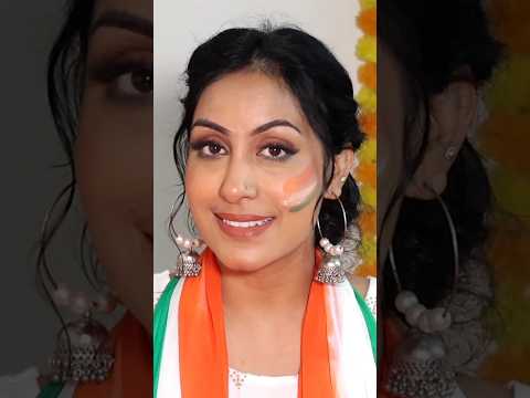 Republic Day Makeup Look | 26 January Makeup Look #shorts #republicday