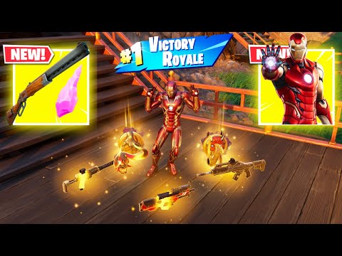 IRON MAN vs 3 NEW MEDALLIONS & MYTHIC’S CHALLENGE (Fortnite Chapter 6)