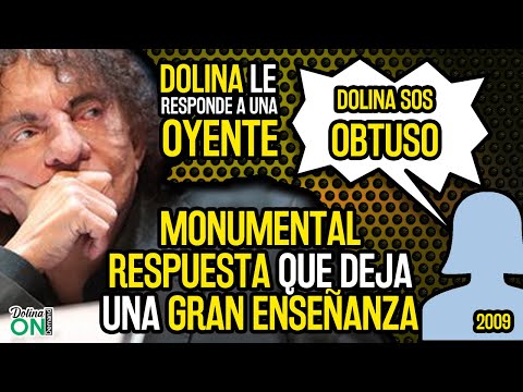 [MONUMENTAL] Lo llamó OBTUSO a DOLINA y la respuesta fue GLORIOSA