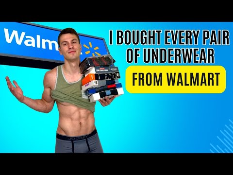 I Bought and Tried Every Pair of Underwear from Walmart!  Full Underwear Review