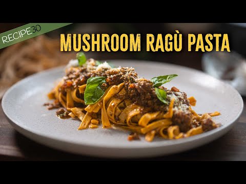 The BEST Mushroom Ragù Pasta – A Meatless Feast!