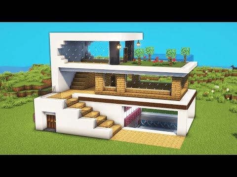 Minecraft Ultimate Modern Base Tutorial⚒️