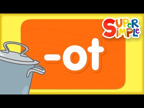 Learn How To Read Words In The "ot" Word Family | Turn & Learn ABCs | Preschool Learning