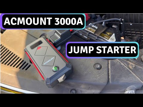 Acmount 3000A Lithium jump Starter 3 in 1 Review