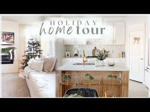 HOME TOUR! updated walkthrough of my home & holiday decor 2023