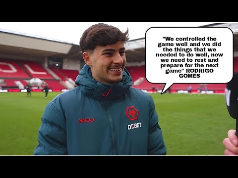 Rodrigo Gomes Reacts to Wolves Win vs Bristol: 'WE CONTROLLED THE GAME WELL AND DID WHAT WE NEEDED'