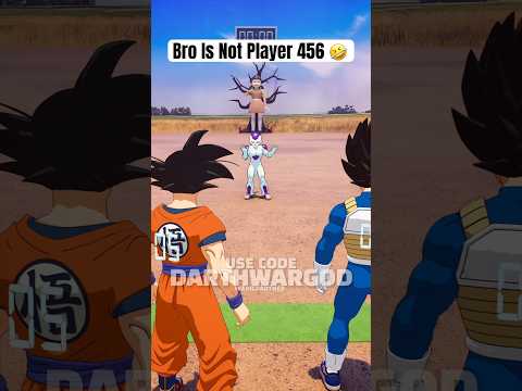 Goku and Vegeta play the Squid Games! #shorts