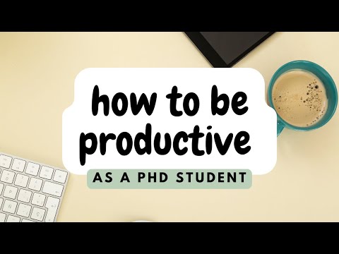 My SECRET - how to be a productive PhD student