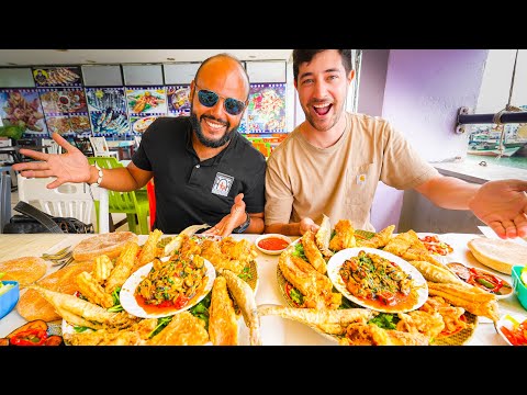 Morocco's EXOTIC SEAFOOD Heaven 🇲🇦 CRAZY Stingray & Oyster Feast in El Jadida!