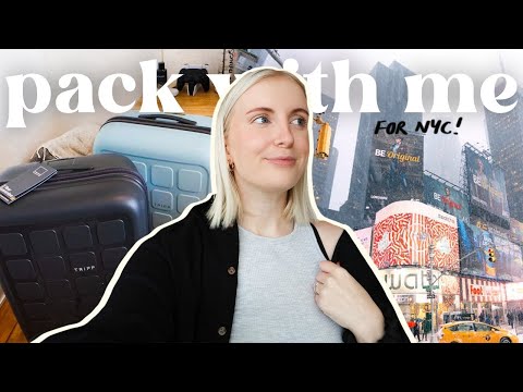 what to pack for new york in winter! 🗽❄ pack with me for nyc in january 2023