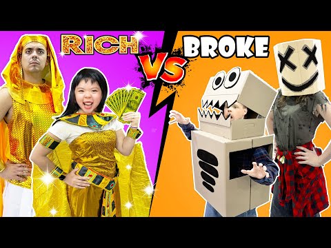 Rich Vs Broke Halloween DIY Costumes & Hacks | Funny Situations & Amazing Ideas by Crafty Hacks