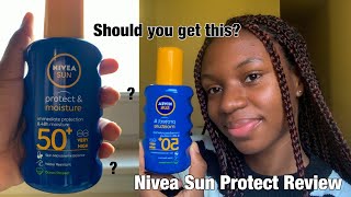 Nivea Sun Protect and Moisture SPF 50 Review | Sunscreen for Dark Skin without white cast