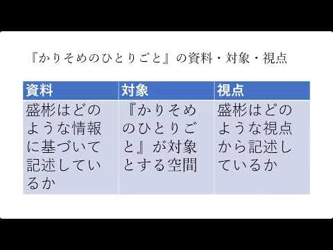 「かりそめのひとりごと」はおもしろい 第１弾①はじめに