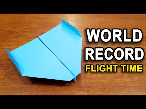 How to Make a World Record-Breaking Paper Airplane!