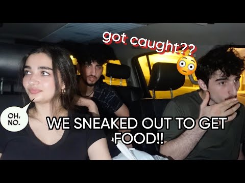 WE SNEAKED OUT TO GET FOOD!! (GOT CAUGHT?!)