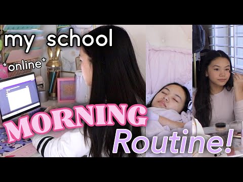 MY MORNING ROUTINE *ONLINE SCHOOL EDITION* 📚🌤(SUPER PRODUCTIVE!)