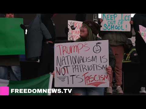 "F**k Trump, F**k ICE" 100 Migrants Protest in NYC Times Square against Deportations