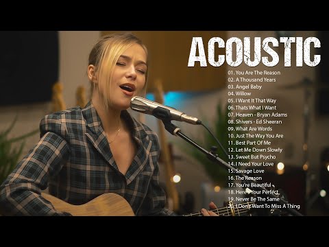 Acoustic Songs of All Time | English Love Songs Acoustic Cover 2023 - Acoustic 2023