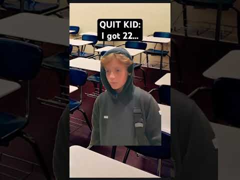 POV: the quit kid #youtubeshorts #funny @Onevilage