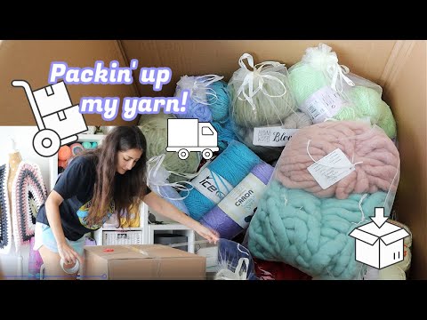 Packing Up My Yarn! + lil' Knitcrate Unboxing