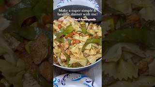 Stir fry chicken pasta recipe (SO yummy)! #recipes #quickrecipes