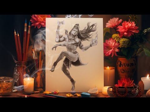 Drawing Lord Shiva Tandav (Nataraj)