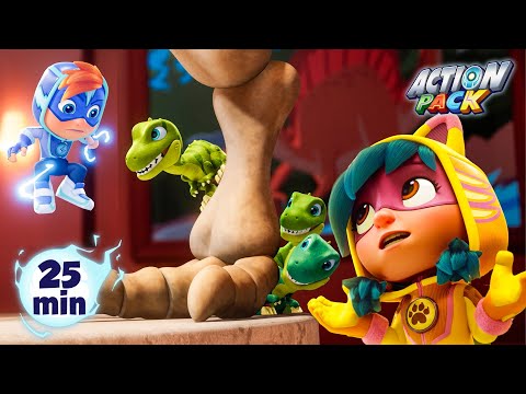 Fright at the Museum🦴 | Action Pack | Kids Cartoons & Nursery Rhymes | Moonbug Kids