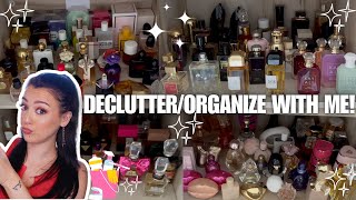 Organize/Declutter my MASSIVE Perfume Collection with me!😲