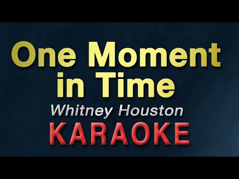 One Moment in Time - Whitney Houston | KARAOKE