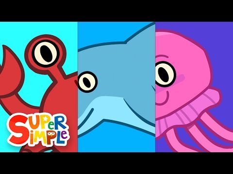 Turn & Learn ABCs - UNDERWATER ANIMALS! | ​​🌈 Super Simple ABCs