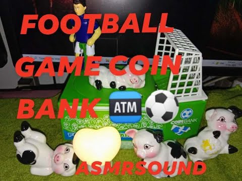 Satisfying game football coin bank 🏧⚽⏯️ viral/trending