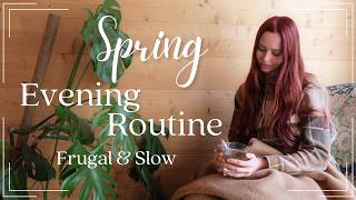 A Simple & Frugal Spring Evening – Slow Living on a Budget 🌙🌿