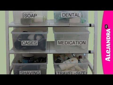 Bathroom Cabinet Organization Tips