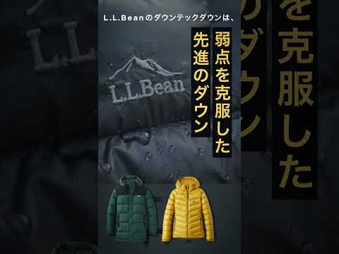 L.L.Bean｜弱点を克服した先進のダウン「ダウンテック™ダウン」