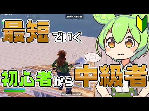 初心者から中級者に最短でいく練習方法と設定【フォートナイト/Fortnite】