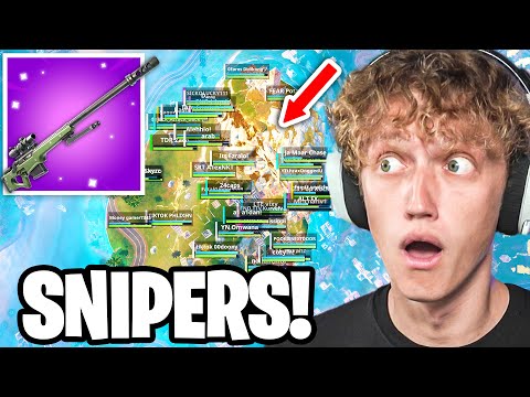 I Hosted A SNIPER Only Tournament In Season 2 Fortnite! (New Sniper)