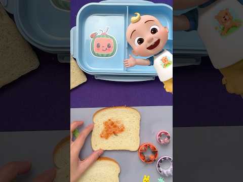 How to make Yummy PB&J shapes 🔺🟨🔵! Easy Lunch Hacks for Kids! #shorts