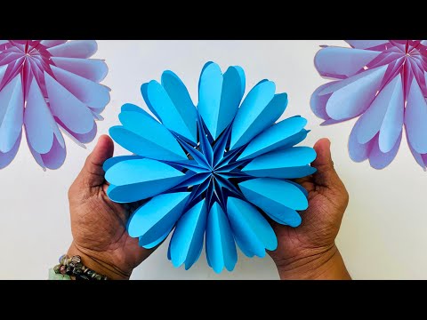 How to Make 3D Paper Snowflake for your Christmas Decoration | DIY Paper Snowflake