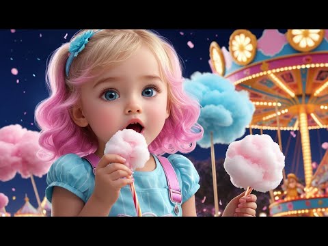 Cotton Candy, Cotton Candy, Sweet and Light Rhyme Song | Popular Nursery Rhyme| Educational  Songs