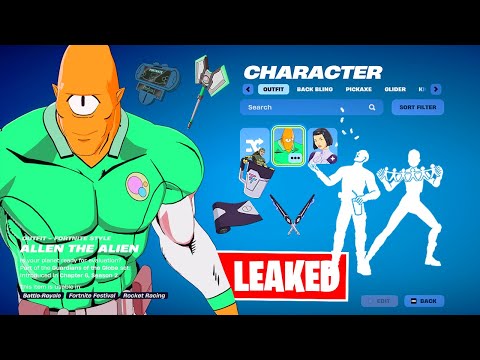 ALLEN THE ALIEN & DUPLI-KATE | Fortnite x Invincible Wave 2 Leaked Cosmetics