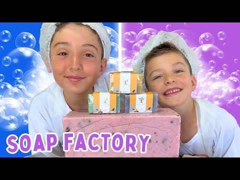 Discover The Magic of Soap Making 🧼 Soap Factory Tour 🫧 Educational Videos for Kids