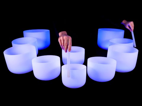 Crystal Bowls for Deep Sleep 🌀 Harmonizing Energy Flow 432 Hz