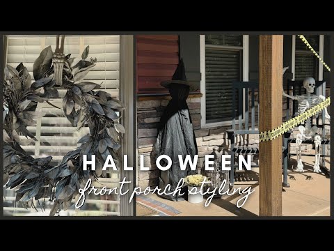 Halloween Front Porch Styling | Halloween 2024