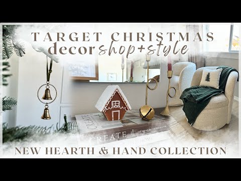 TARGET CHRISTMAS SHOP WITH ME + HAUL 🌲 new hearth & hand 2024 / styling target holiday decor