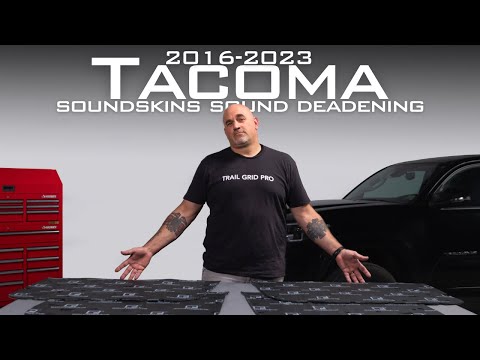 2016 - 2023 Toyota Tacoma Soundskins Pro Cut Sound Deadening Kit Install